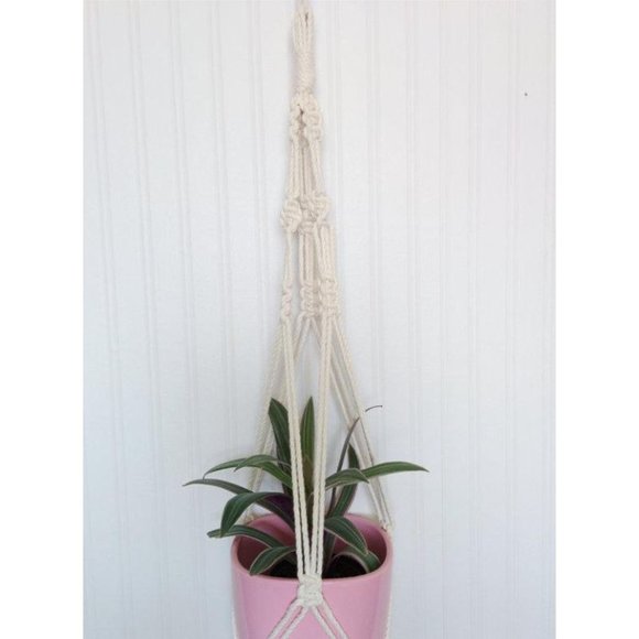 Macrame Plant Hanger 42" - Picture 1 of 3